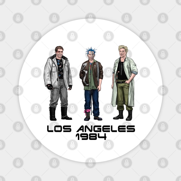 Los Angeles 1984 Magnet by PreservedDragons